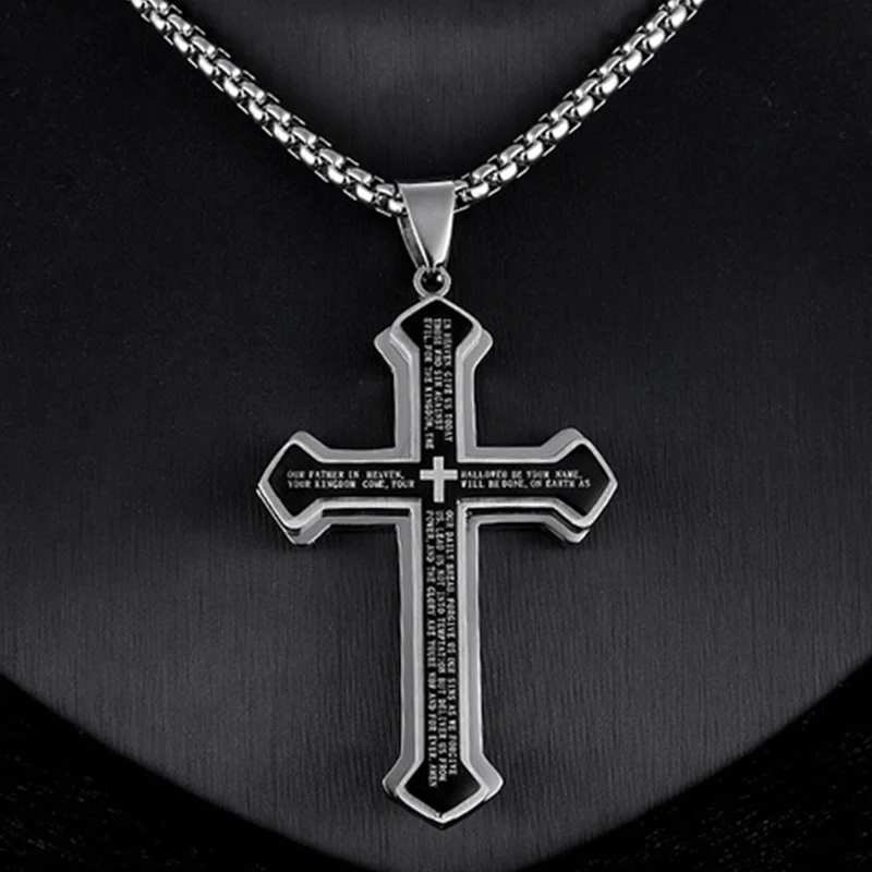 Ожерелье-цепочка из нержавеющей стали для мужчин и женщин аксессуар на шею в