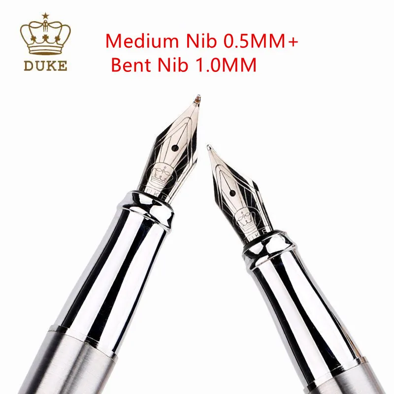 Авторучка для каллиграфического бизнеса duke d2 209 серебряная клипса офиса школьные