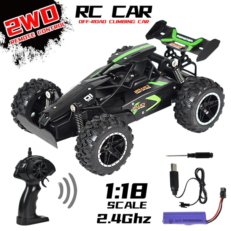 

RC Car 15-20km/h High Speed RC Toy for Young Adults and Children with 2 Rechargeable Lithium Batteries New Type 1:18 Rat