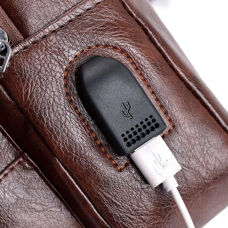 Винтажная кожаная поясная сумка на ремне для мужчин новая дорожная нагрудная