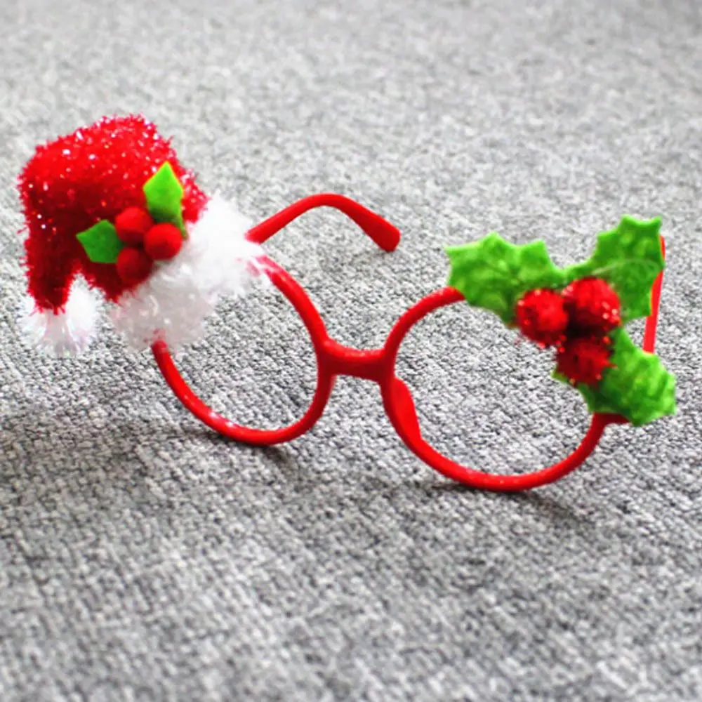 Funny Christmas Glasses Novelty Party Dress Santa Claus Rabbit Hats Eyeglasses Frame Decoration Kids Children Gifts | Игрушки и хобби