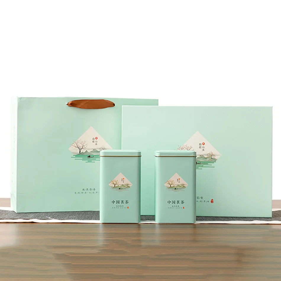 Xin Jia Yi Packaging Custom Embossed Tin Box Square Shape Small Metal Tin Boxes Shallow Tin Box