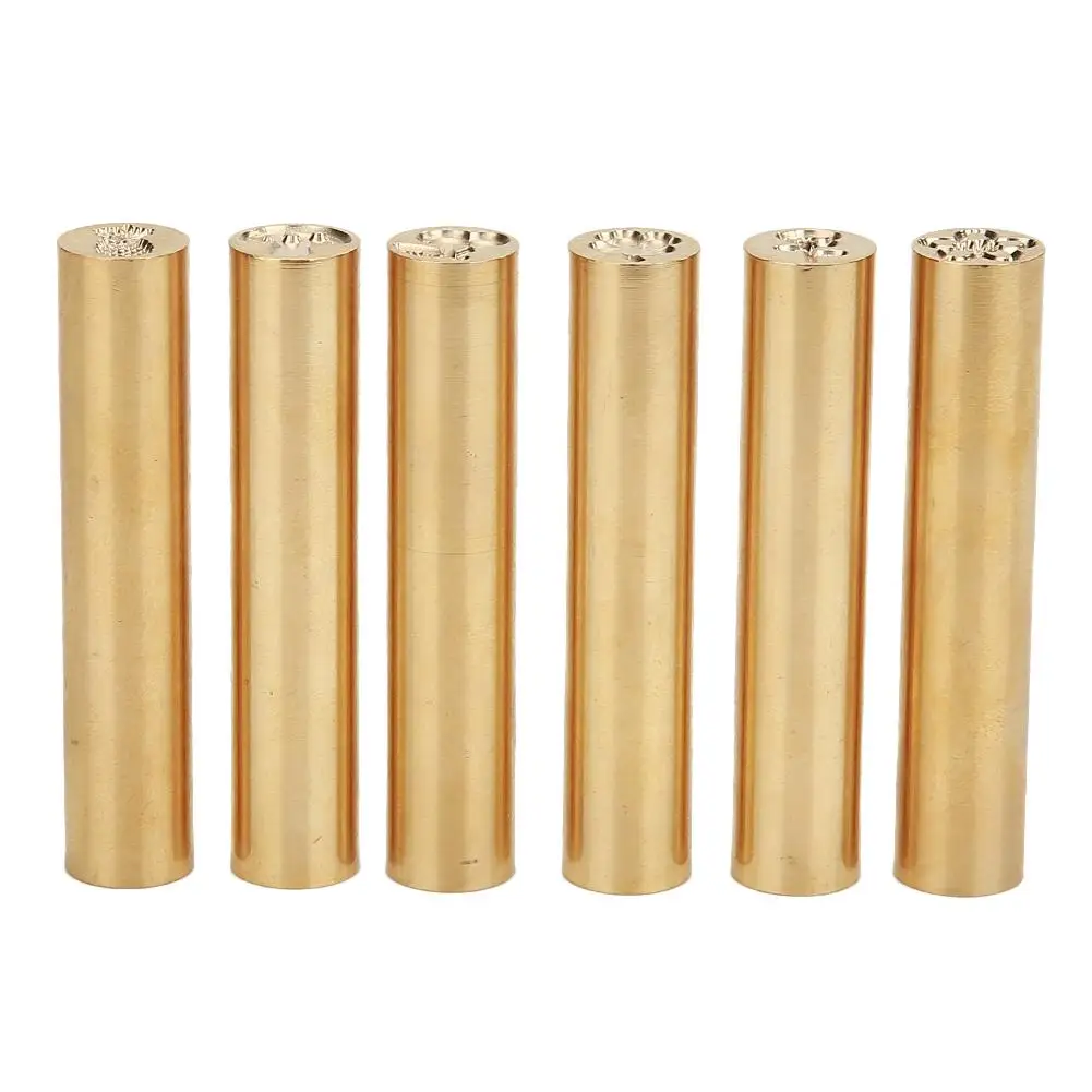 Цилиндрический уплотнительный восковой латунный конверт печать в стиле ретро