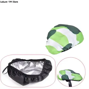 Защитные чехлы на седло велосипеда, черные водонепроницаемые чехлы на переднее сиденье велосипеда, сумка на багажник, накидка от дождя