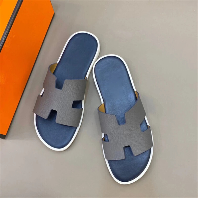 

Luxury Feminine Men's Outdoor Slipper Beach 3 in 1 Design Square Slipper Ladies Fashion Slipper Summer House Shoes Sandal