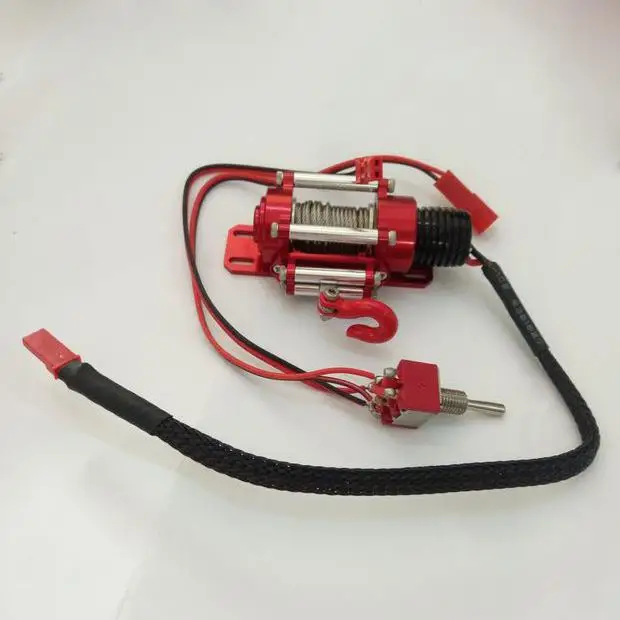 

HobbyLane Metal Steel Wired Automatic Simulated Winch Toy for 1/10 Traxxas HSP Redcat HPI TAMIYA Axial SCX10 RC4WD D90 RC Car
