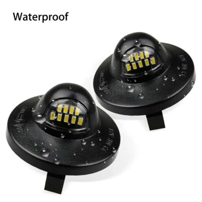 Пара 12 В Автомобильный светодиодный светильник номерного знака для 1990 2014 F150