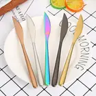 Высококачественные корейские утолщенные золотые столовые приборы из нержавеющей стали Западный стейк специальный нож Бытовая Посуда