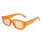 Модные квадратные солнцезащитные очки унисекс для мужчин и женщин, модные маленькие желтые солнцезащитные очки в стиле ретро, зеркальные UV400