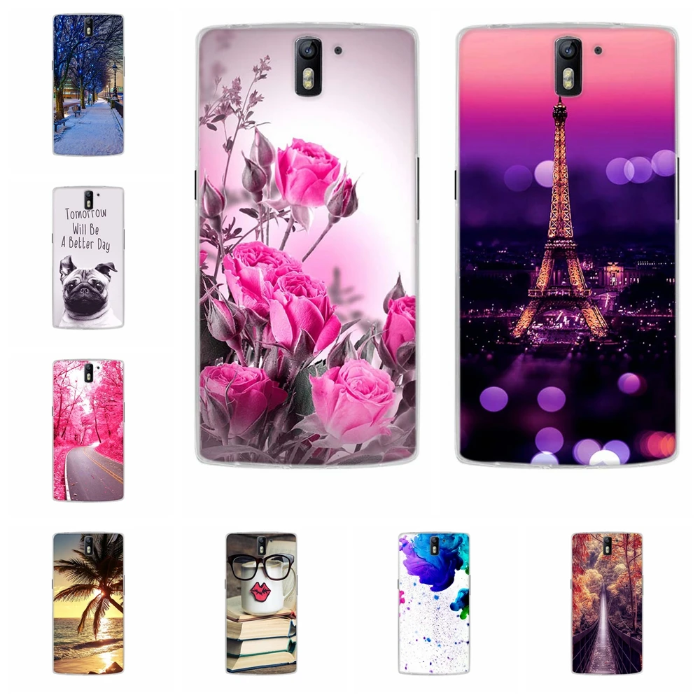 print pattern for oneplus one case cover silicon soft tpu back cover for one plus one 1 phone bags capa funda for oneplus1 case free global shipping
