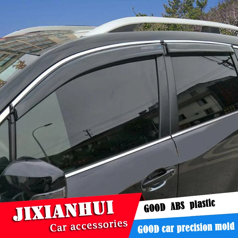 Пластиковый оконный козырек для subaru forester 2013 2017 дефлектор защиты от солнца и дождя