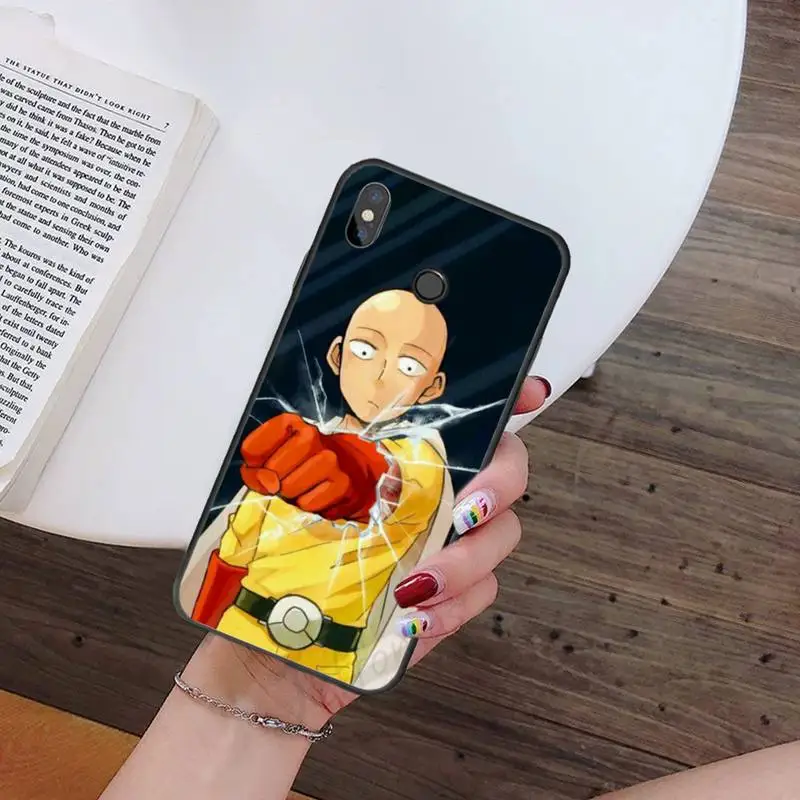 

Japan anime One-Punch Man Phone Case For Xiaomi Redmi note 7 8 9 t k30 max3 9 s 10 pro lite