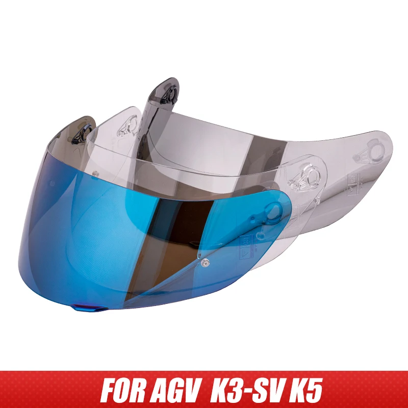 

Helmet Shield visor for AGV K3 SV K5 motorcycle Helmets lens motorbike helmet 5 color Tinted Golden silver black clear glasses