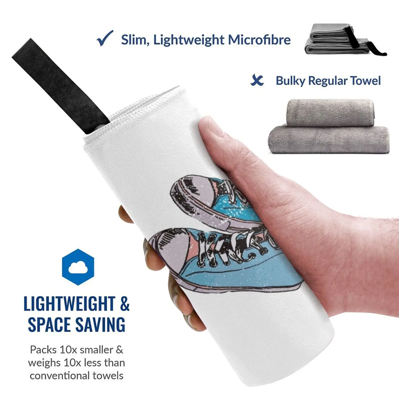 Быстросохнущее полотенце в стиле ретро для спортивного зала портативное ванны