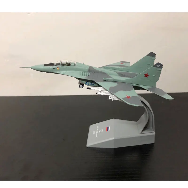 Амер 1/100 весы Россия МиГ-29 истребитель Литье металла военный самолет модель игрушки для сбора/подарок/украшение
