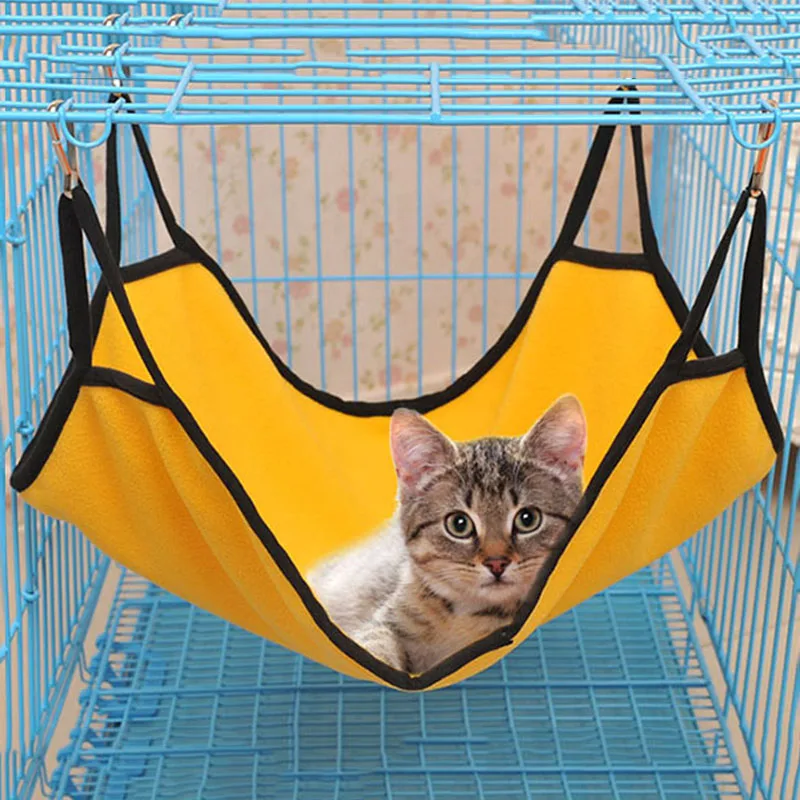 

40X50cm Pet Hamster Hammock Summer Breathable Mesh Bed for Chinchilla Guinea Rabbit Pets Swing Toys Kitten Hommock