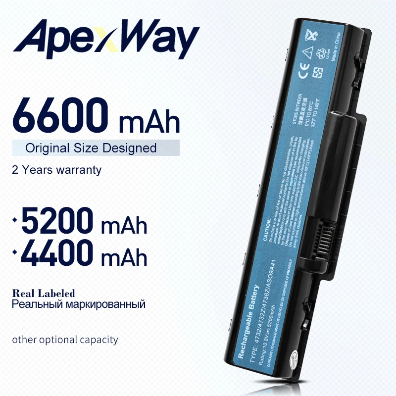 

ApexWay Battery for Acer Aspire 5516 5517 5532 5732z AS09A31 AS09A41 AS09A51 AS09A56 AS09A61 AS09A70 AS09A71 AS09A73 AS09A75
