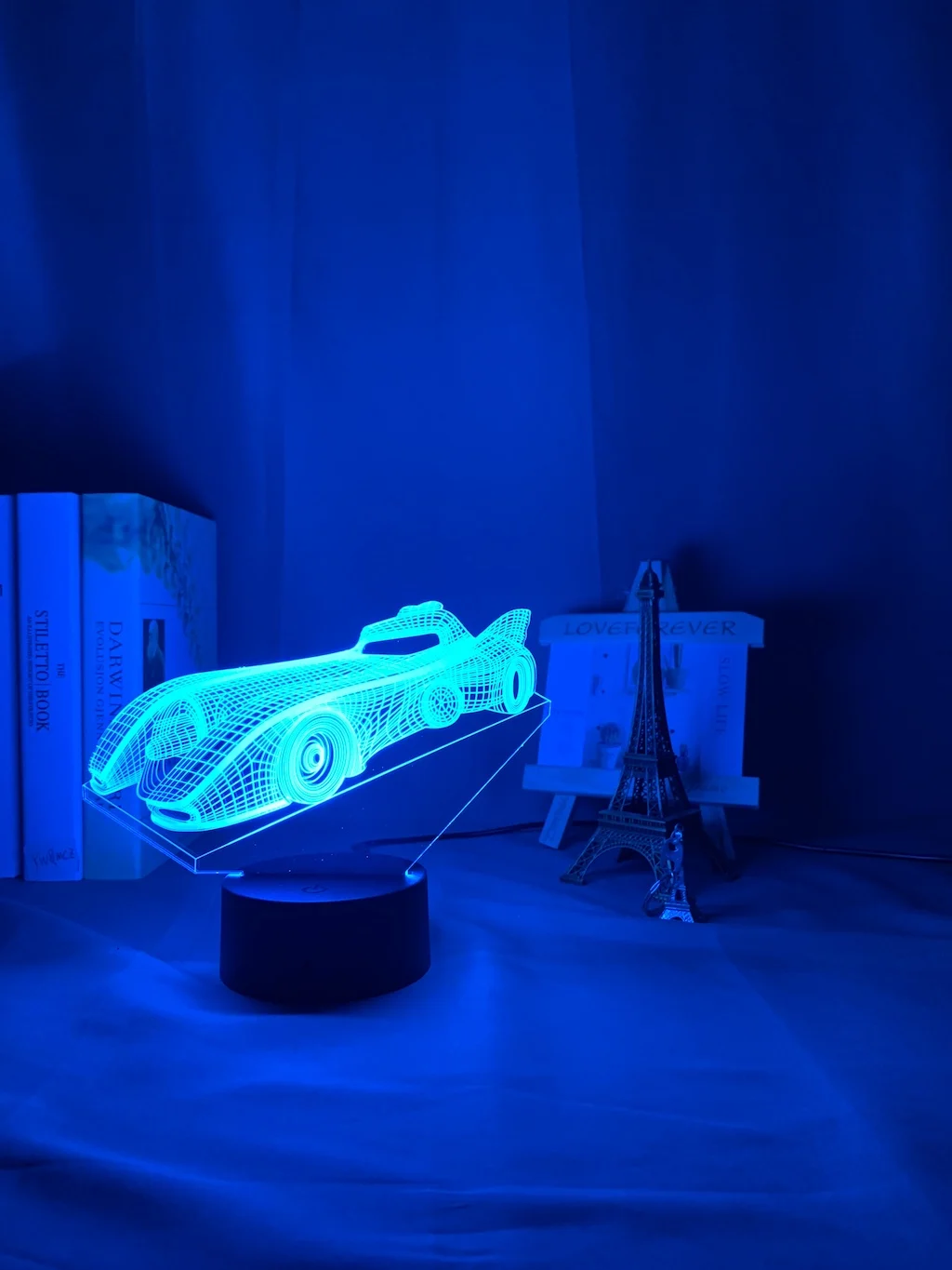 Акриловый 3d иллюзионный детский Ночной светильник спортивный автомобильный