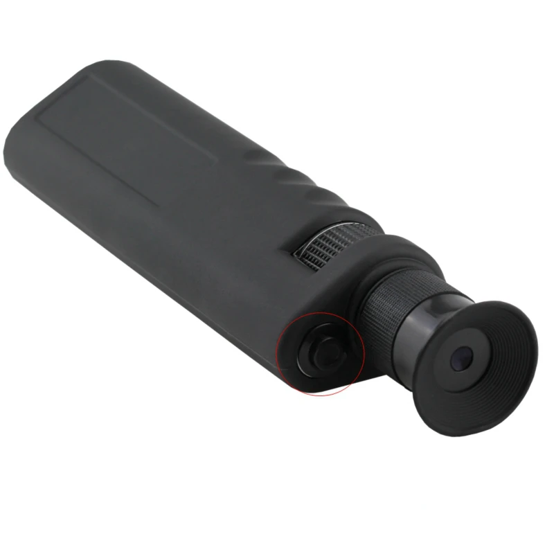 400X Magnification Optical Fiber Inspection Microscope with SC FC LC ST MU E2000 Universal Adapter for Fiber Cleaning