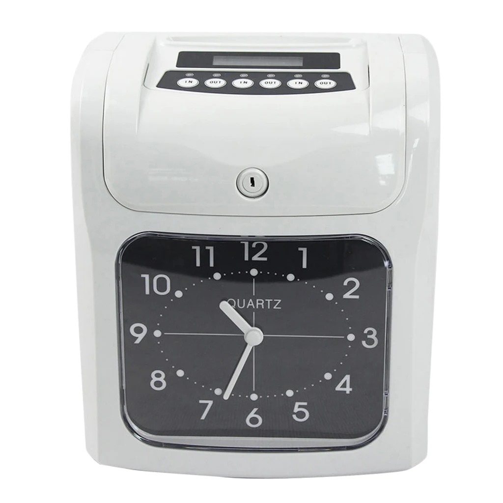 Офисный сотрудник посещаемость цифровые часы Указатель тип w/50 карта вилка США |