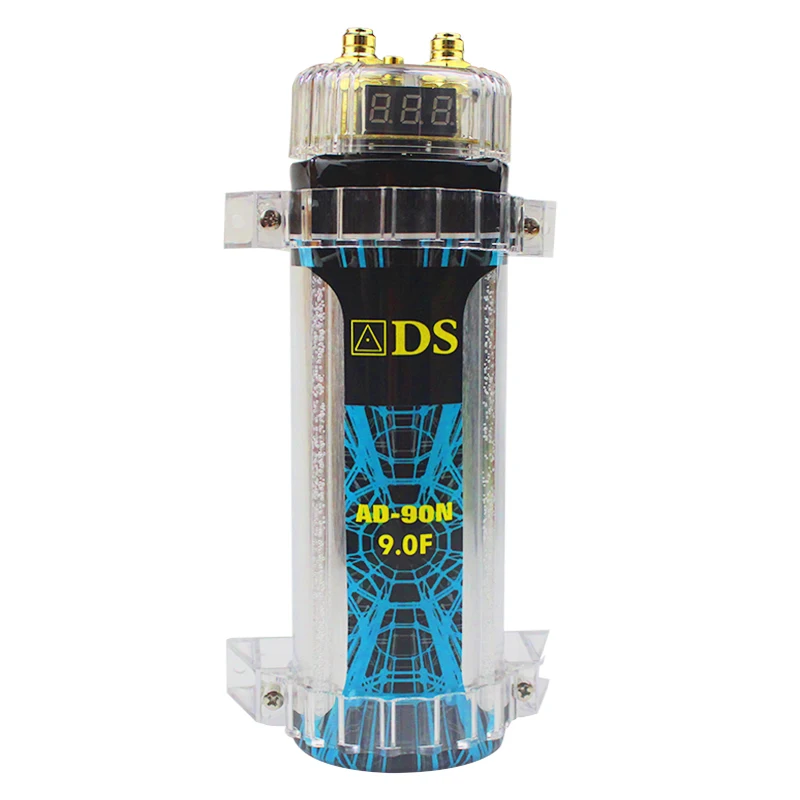 Pаспродажа Модифицированный автомобильный усилитель мощности DS 9,0, сабвуфер, конденсатор Фарада F, конденсатор, фильтр пруда