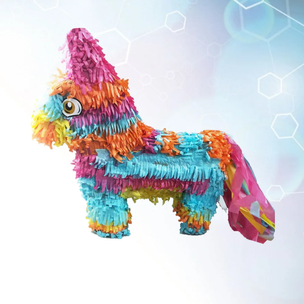 Pinata Pinatas Единорог шприц для мини-взрослых палочка День рождения Дети Хэллоуин