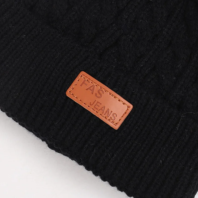 Милая шапка шарф бини детские шапки для девочек искусственный шар помпон твист