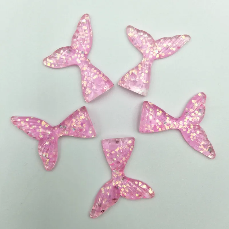 10Pcs Resin Mermaid Fish Tail Decoration Crafts Flatback Cabochon DIY Embellishments For Scrapbooking Accessorie Wedding | Дом и сад