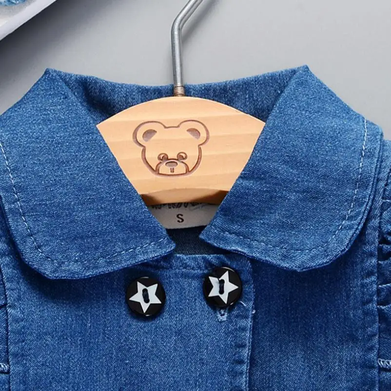 2018 г. Модная Джинсовая куртка верхняя одежда пальто кардиган для маленьких