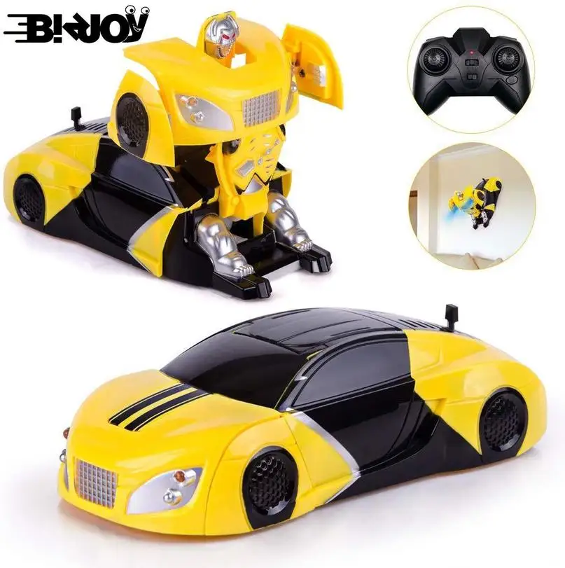 

RC Car Transformation Robots Sports Vehicle Model Robots Toys Can Climbing The Wall Deformation Car Children Toys Gifts for Boys