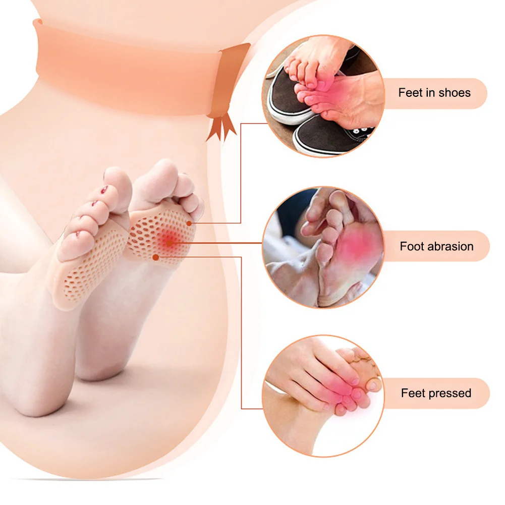 Силиконовые Мягкие подушечки обувь на высоком каблуке Нескользящие защищают от