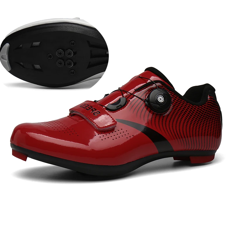 Обувь для езды на велосипеде набор с замком sapatilha ciclismo самоблокирующийся