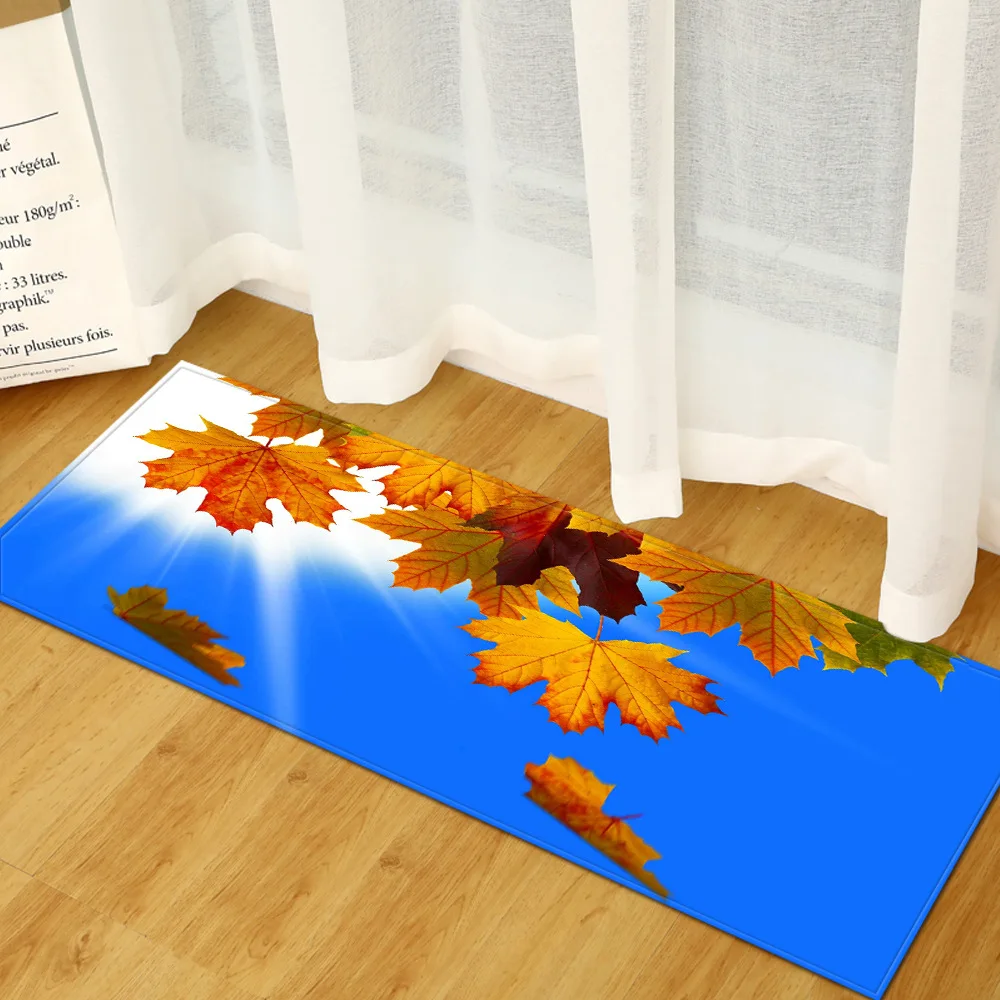

Home Floor Mat 3D Printed Kitchen Rug Door Mats Kitchen Carpets Anti-Slip Welcome Indoor Doormat Carpet for Living Room Washable