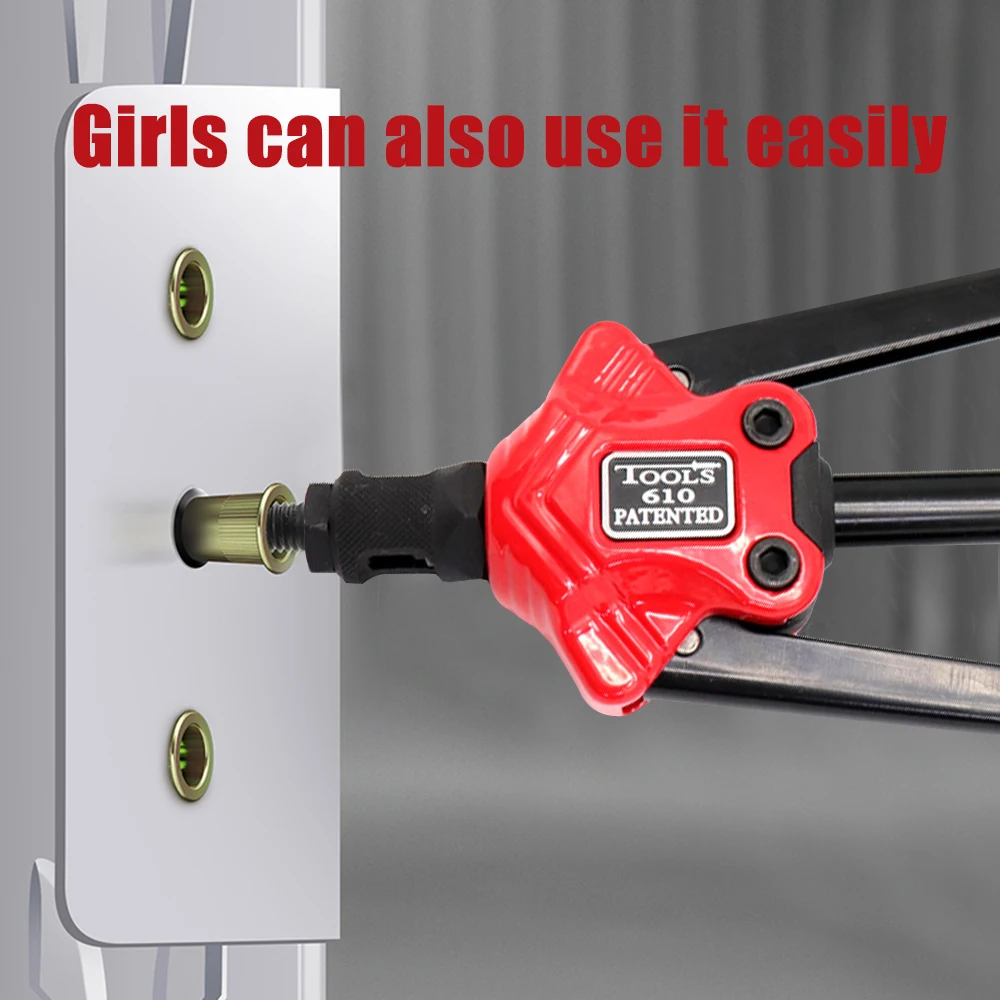 BT 610 ручной заклепки с резьбой гайки Пистолеты клепальный молоток Клепальный