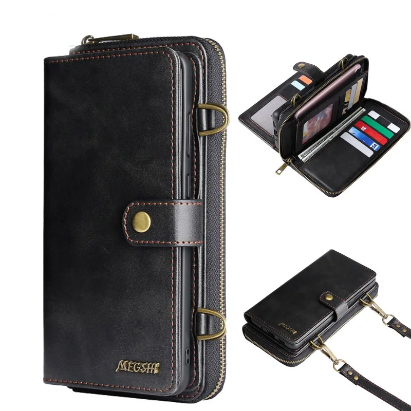 Роскошный кожаный флип-чехол для Samsung Galaxy S20 Ultra S 20 Plus S10 5G S10E Lite Note 10 Магнитный