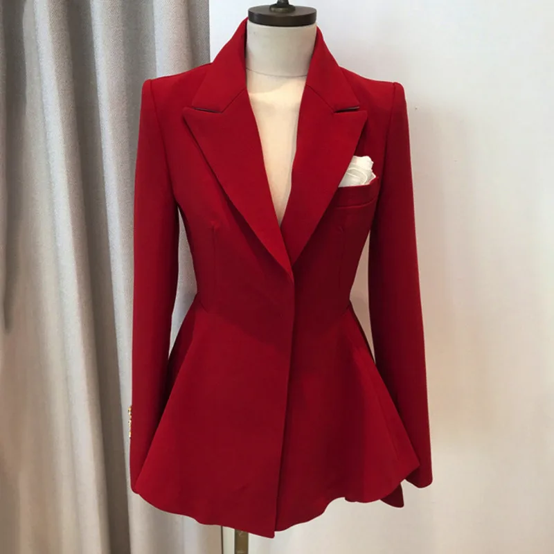 

Mozision 2021 New Women's With Belt Blazer Notched Collar Full Sleeve Slim Coat Ladies Fashion Elegant Thicken Blazers Lady