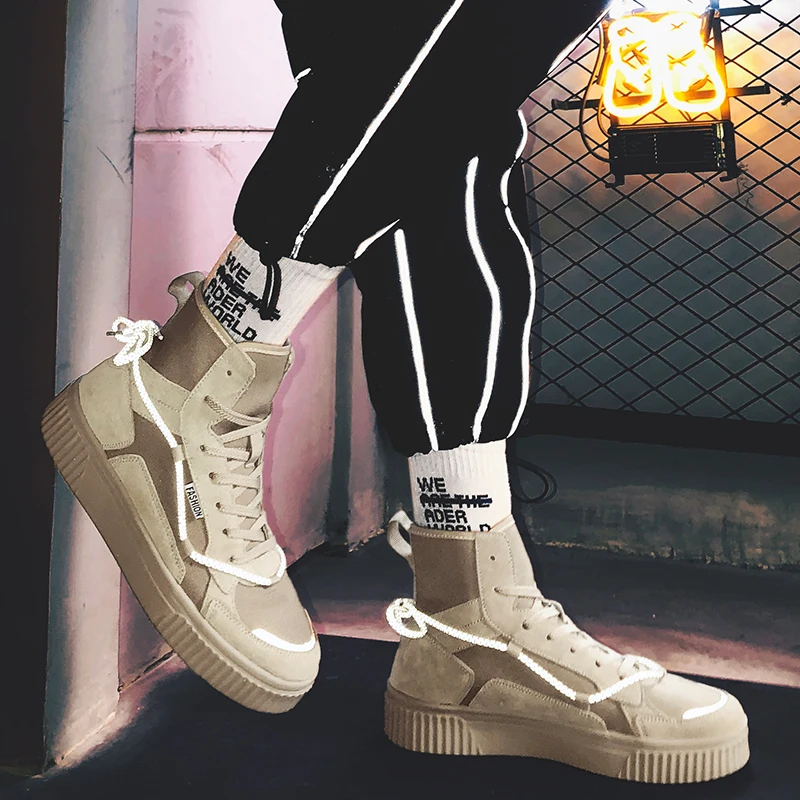 

Zapatos Casuales Para Hombre De Cuero Breathable Casual Shoes Men Fashion Sneakers Mesh Leather Man Sport Sports Leisure