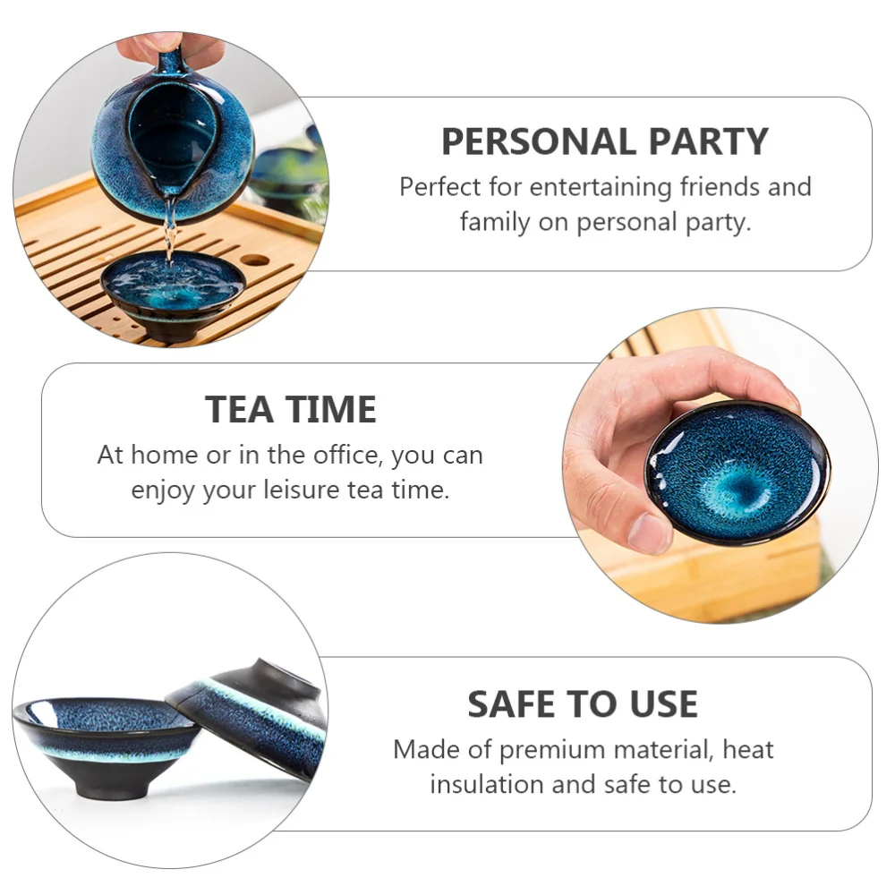 

1 Set Ceramic Tea Set Premium Teaware Set Household Tea Serving Teaware Set