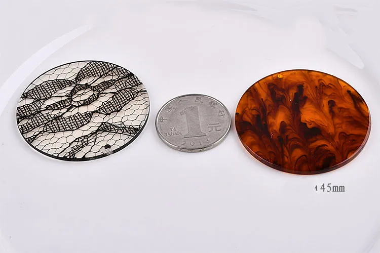 Серьги сделай сам аксессуары японская чернильная живопись имитация кружева