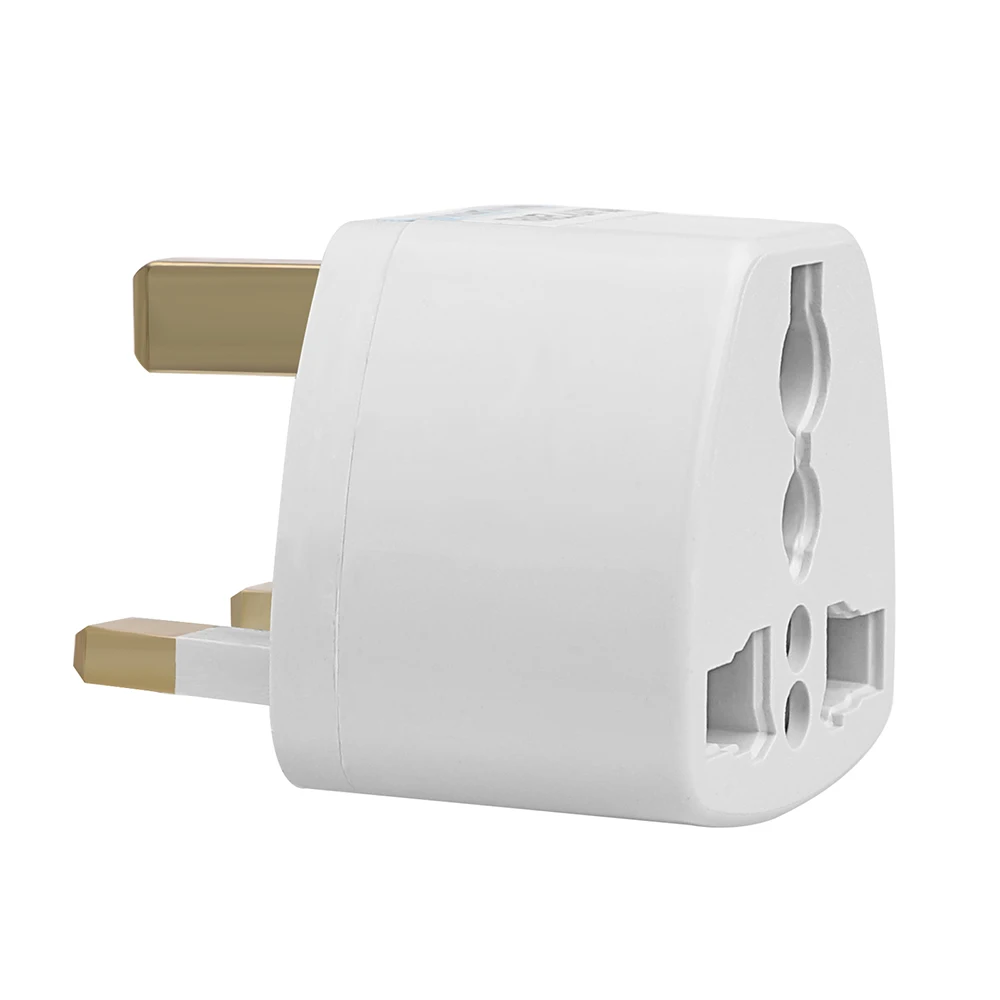 Переходник с электрической розеткой и вилками адаптер преобразователь для