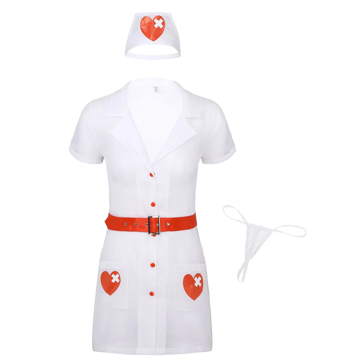 Сексуальный женский костюм медсестры для взрослых косплея эротическое женское