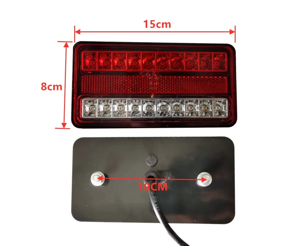 2 шт. цвета красный желтый 20 светодиодный Светодиодный фонарь светильник s 12v