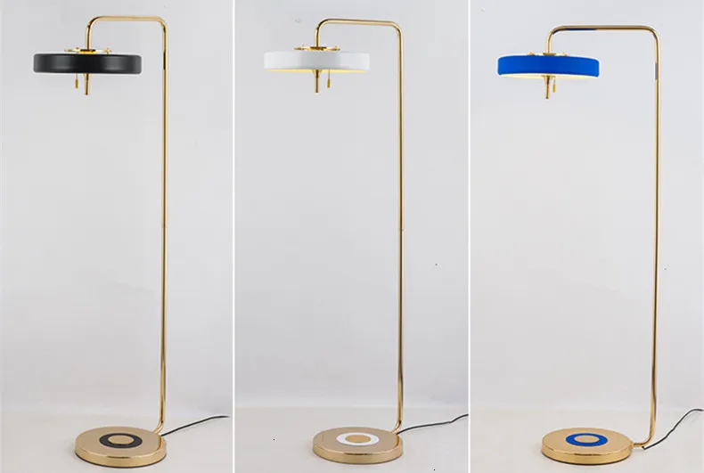 Скандинавский современный светодиодный вращающийся напольный светильник с