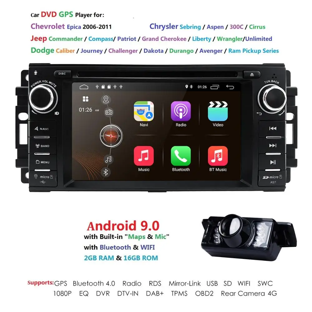 Автомобильный монитор dvd плеер для Wrangler Компас Grand Cherokee 2008 2011 с GPS навигацией
