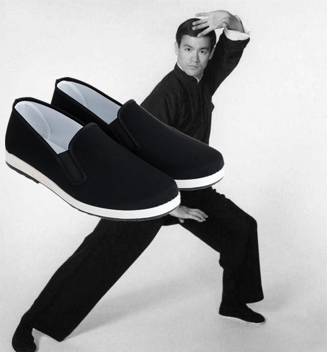 Туфли Old Beijing Kung Fu мужские в традиционном китайском стиле парусиновые туфли Тай Чи