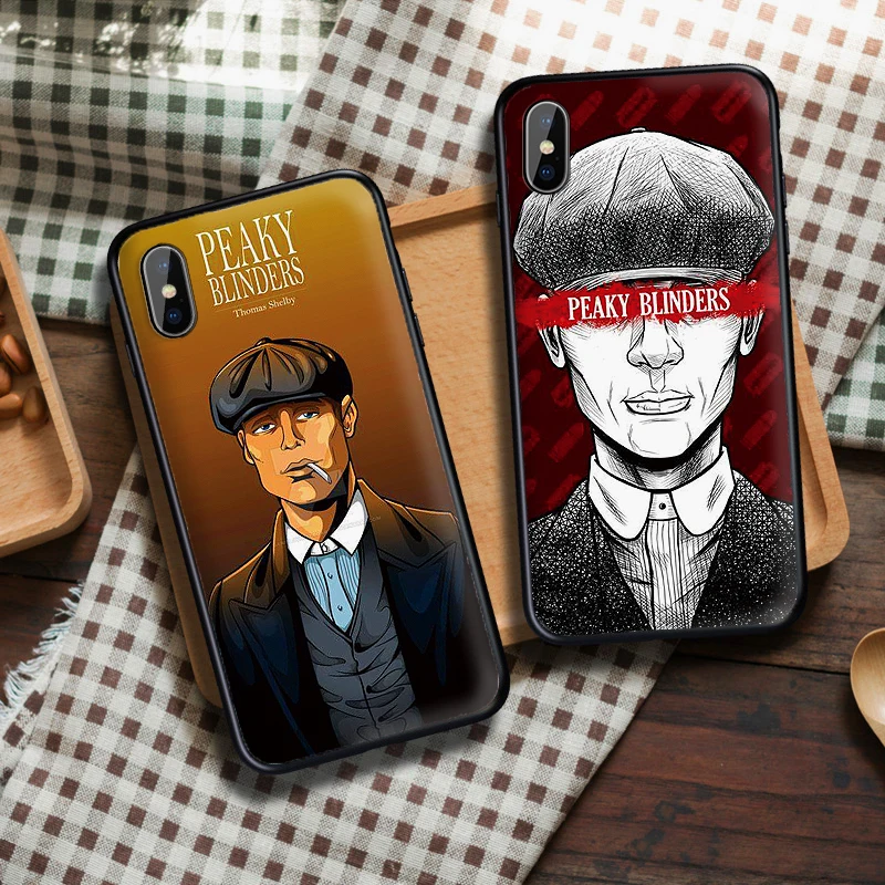 Peaky bliners Мягкий ТПУ чехол для Apple IPhone X XR XS MAX 5 5S 5C SE 6 S 7 8 Plus ipod touch силиконовый