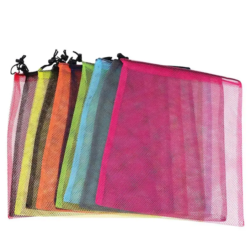 10 шт. практичные сумки из органического хлопка на шнурке для супермаркета