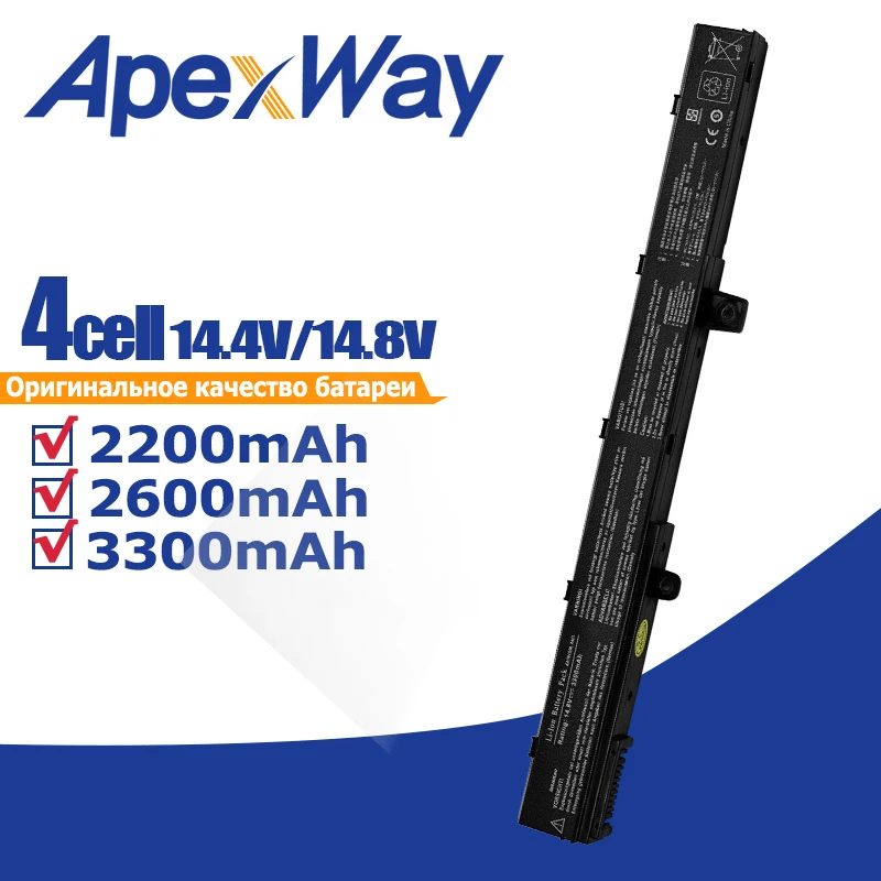 Apexway A41N1308 A31N1319 Аккумулятор для ноутбука Asus X551 X551C X551M X451 X451C X451CA X551CA серии 0B110-00250100 |