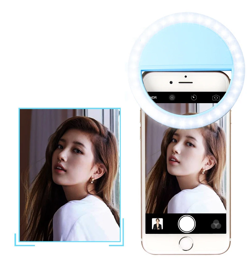 구매 셀카 링 램프 휴대 전화 렌즈 휴대용 플래시 링 36 Led 빛나는 링 클립 라이트, 아이폰 8 7 6 플러스 삼성 스마트 폰