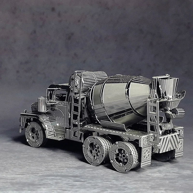 Набор металлических 3d пазлов цементный смеситель инженерная сборка